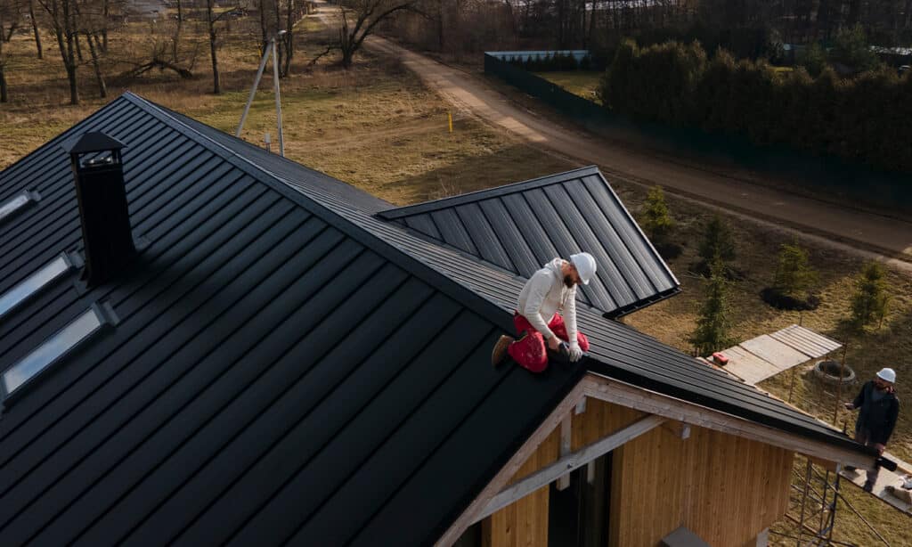 Essential metal roof repair products, including sealant, roof coating, patch kits, and waterproof tape for durable and effective repairs.